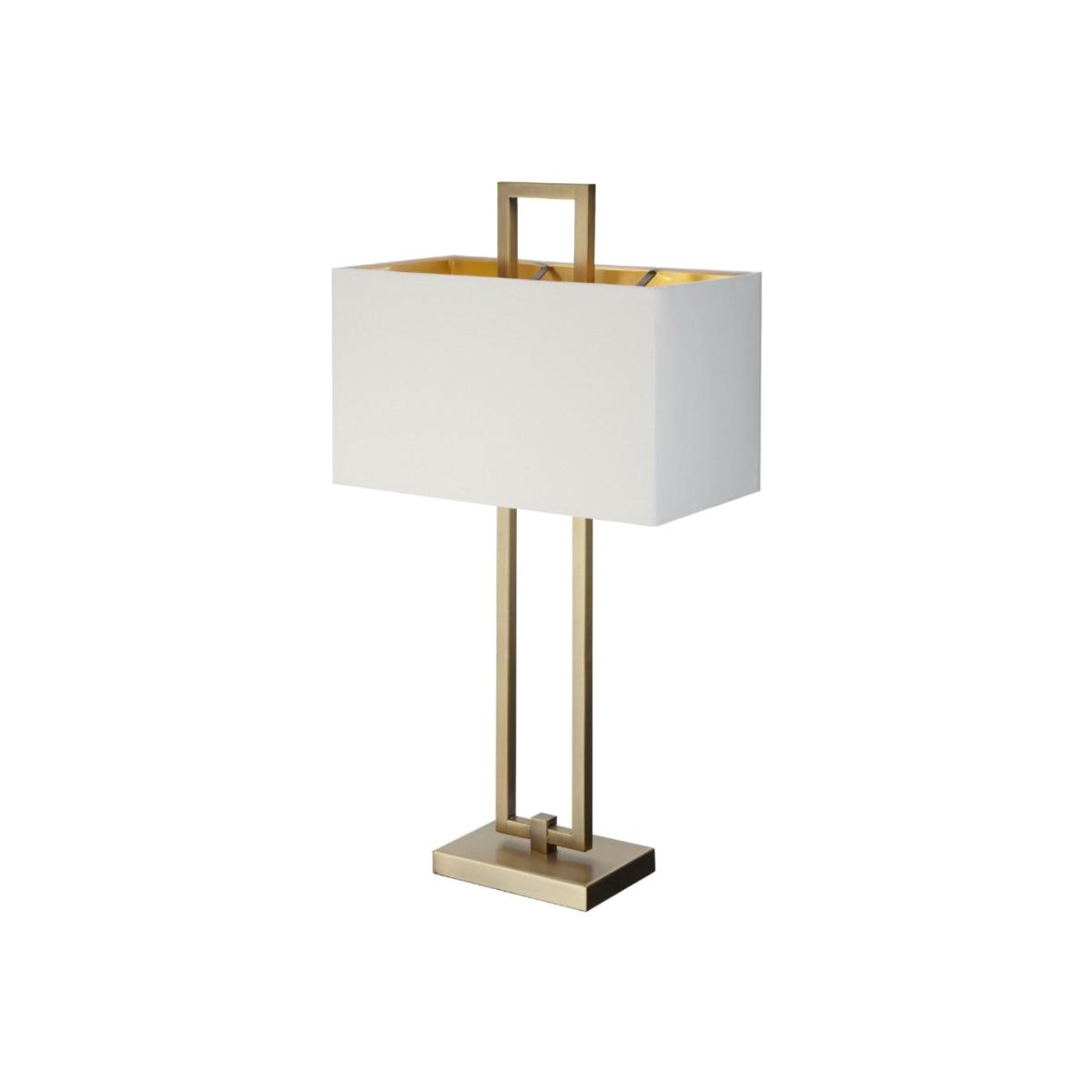 RV Astley Danby Table Lamp in an Antique Brass Finish