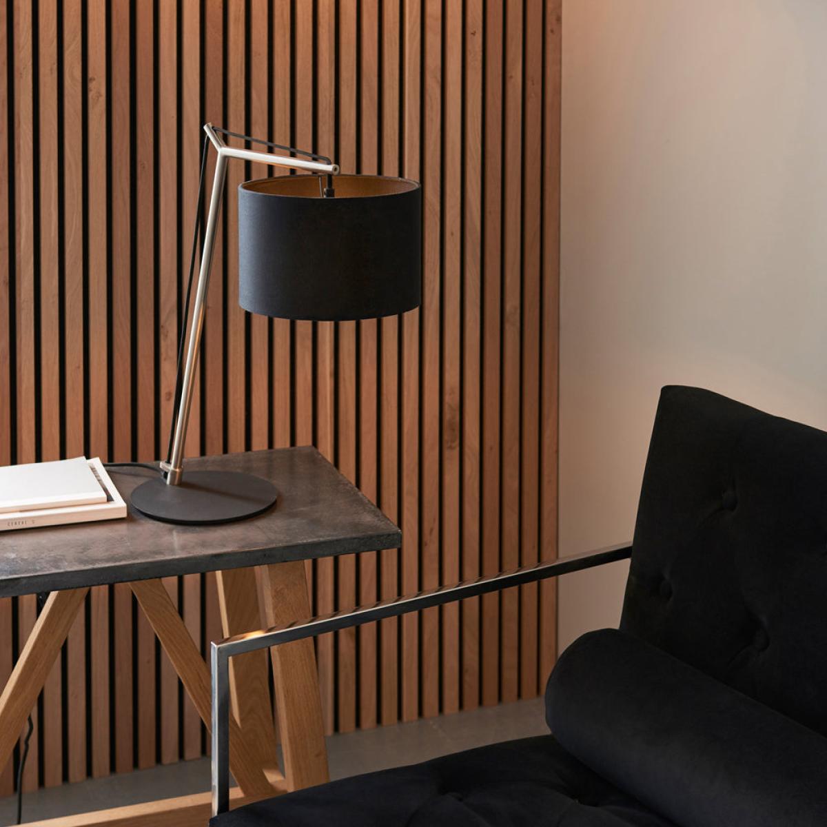 Olivia's Alva Table Lamp in Antique Nickle – image 1