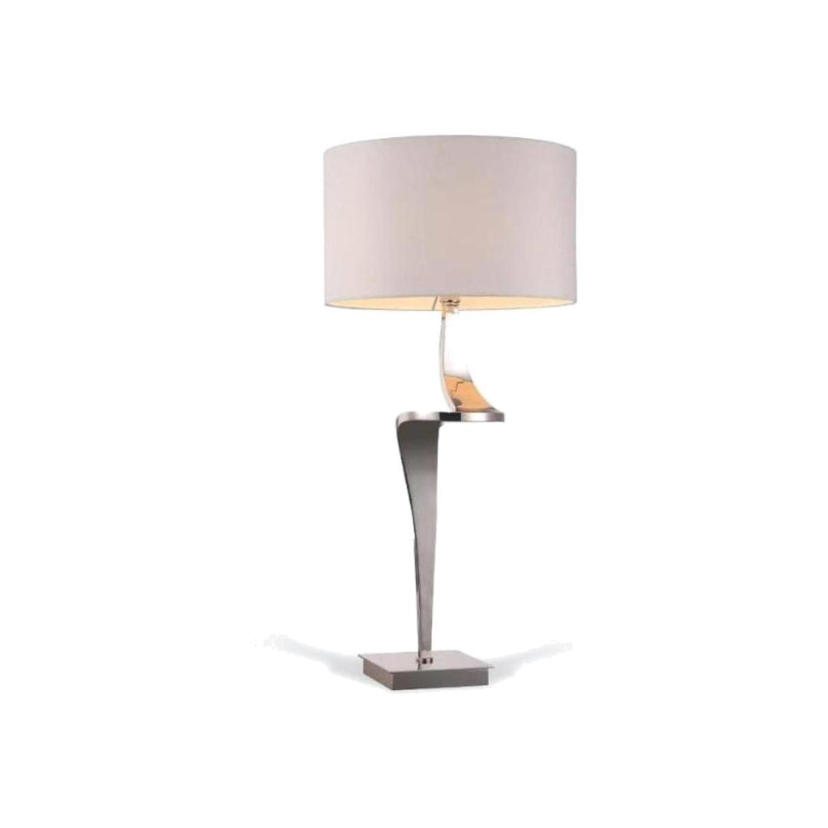 RV Astley Enzo Nickel Table Lamp / Right