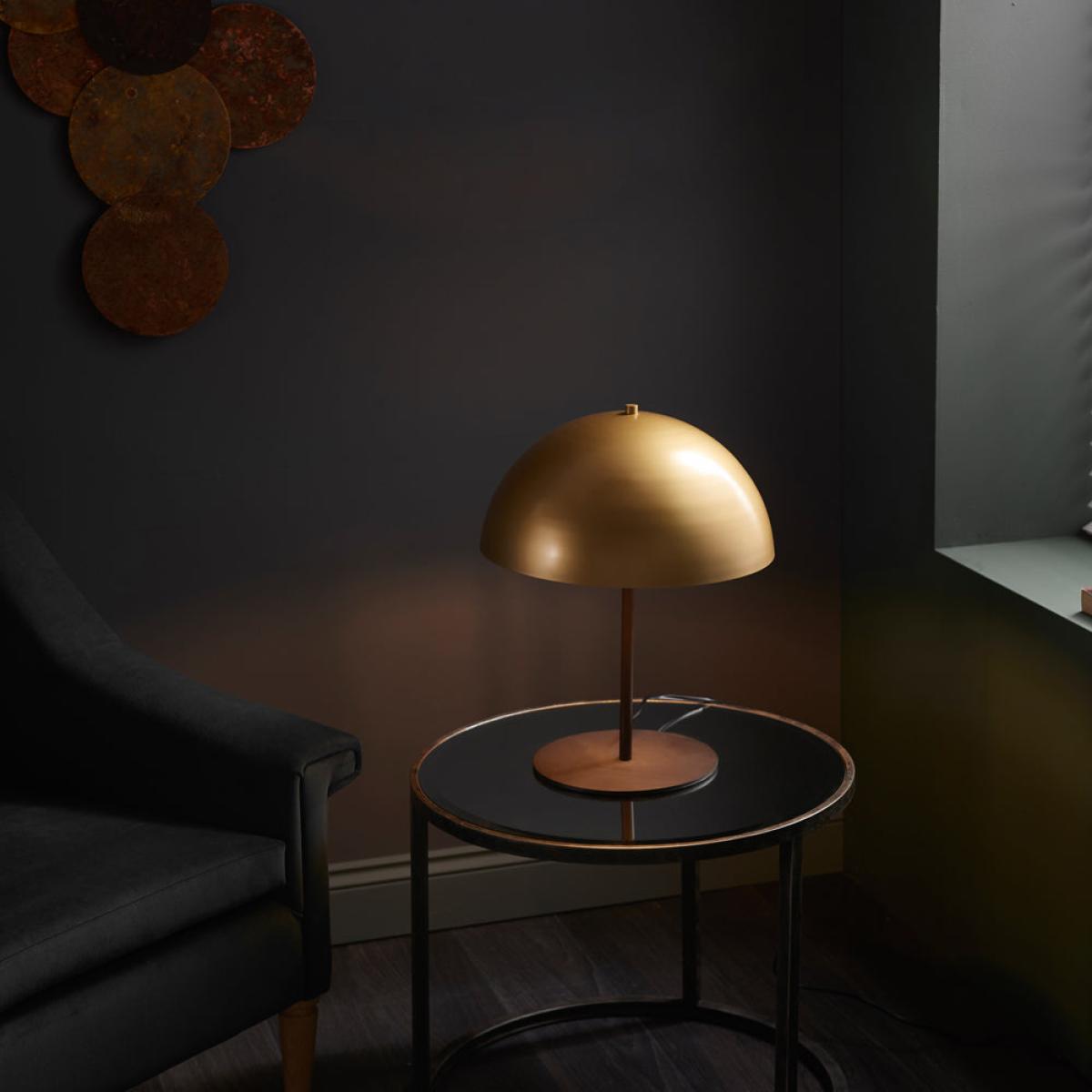 Olivia's Morgan Table Lamp in Gold – image 3