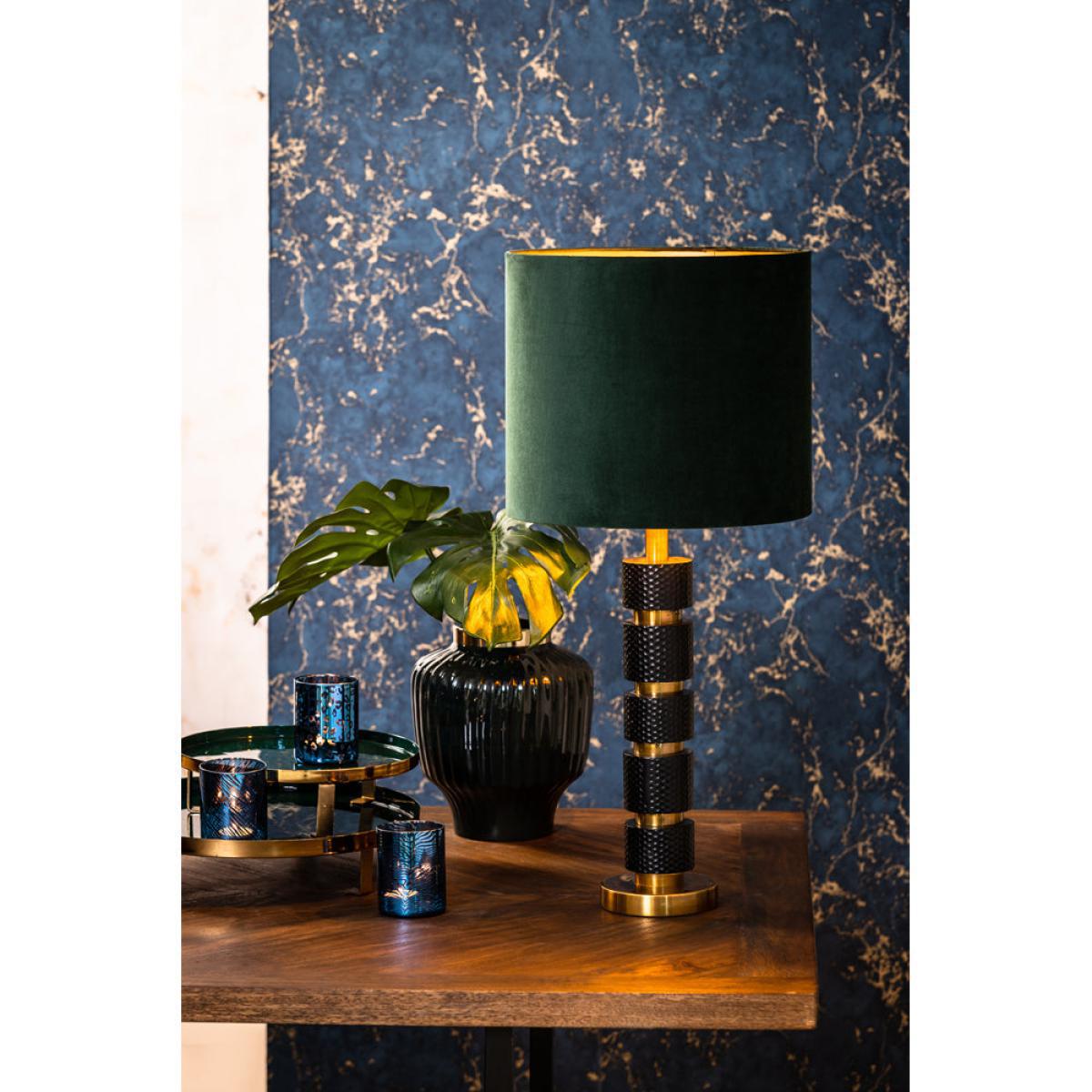 Light & Living Azoyu Table Lamp Matt Black And Antique Bronze / Small – image 3