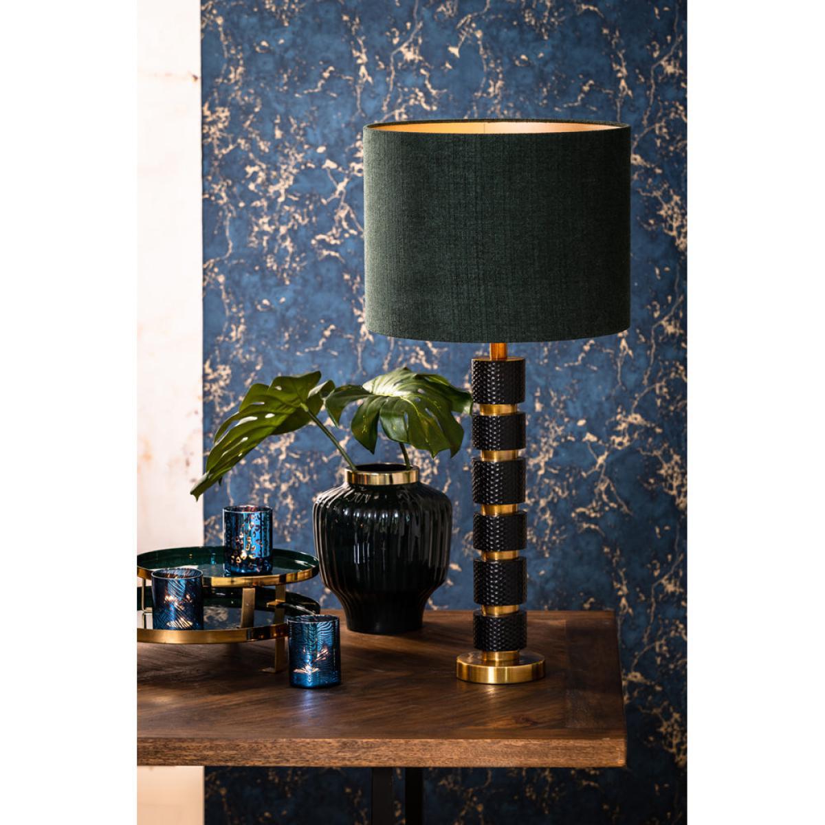 Light & Living Azoyu Table Lamp Matt Black And Antique Bronze / Small – image 8