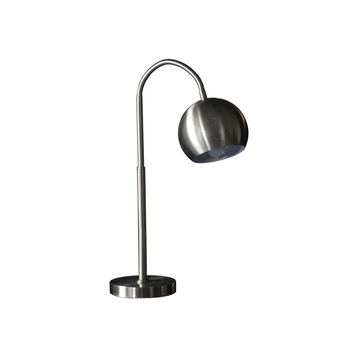 Gallery Direct Balin Arched Table Lamp Brushed Nickel – image 1