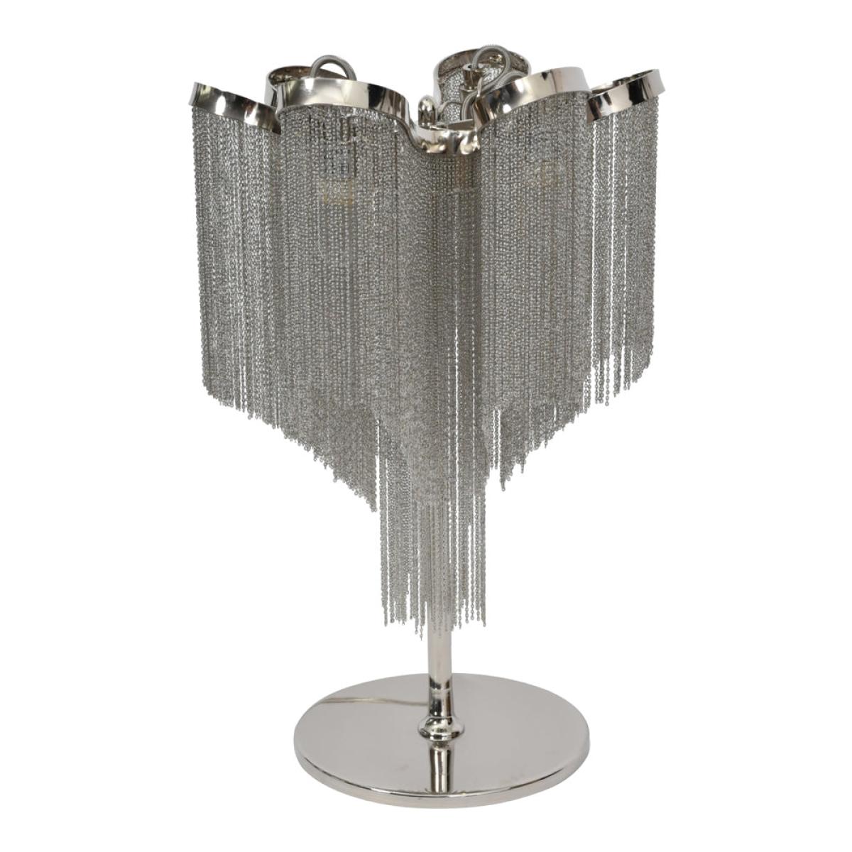 Libra Niagara Silver Chain 4 Bulb Table Lamp – image 2