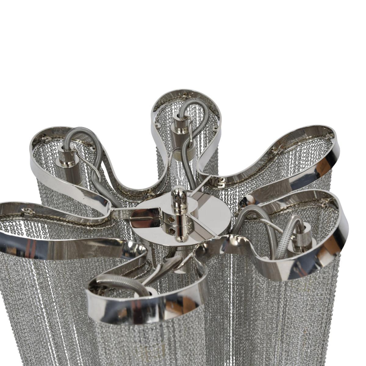 Libra Niagara Silver Chain 4 Bulb Table Lamp – image 4