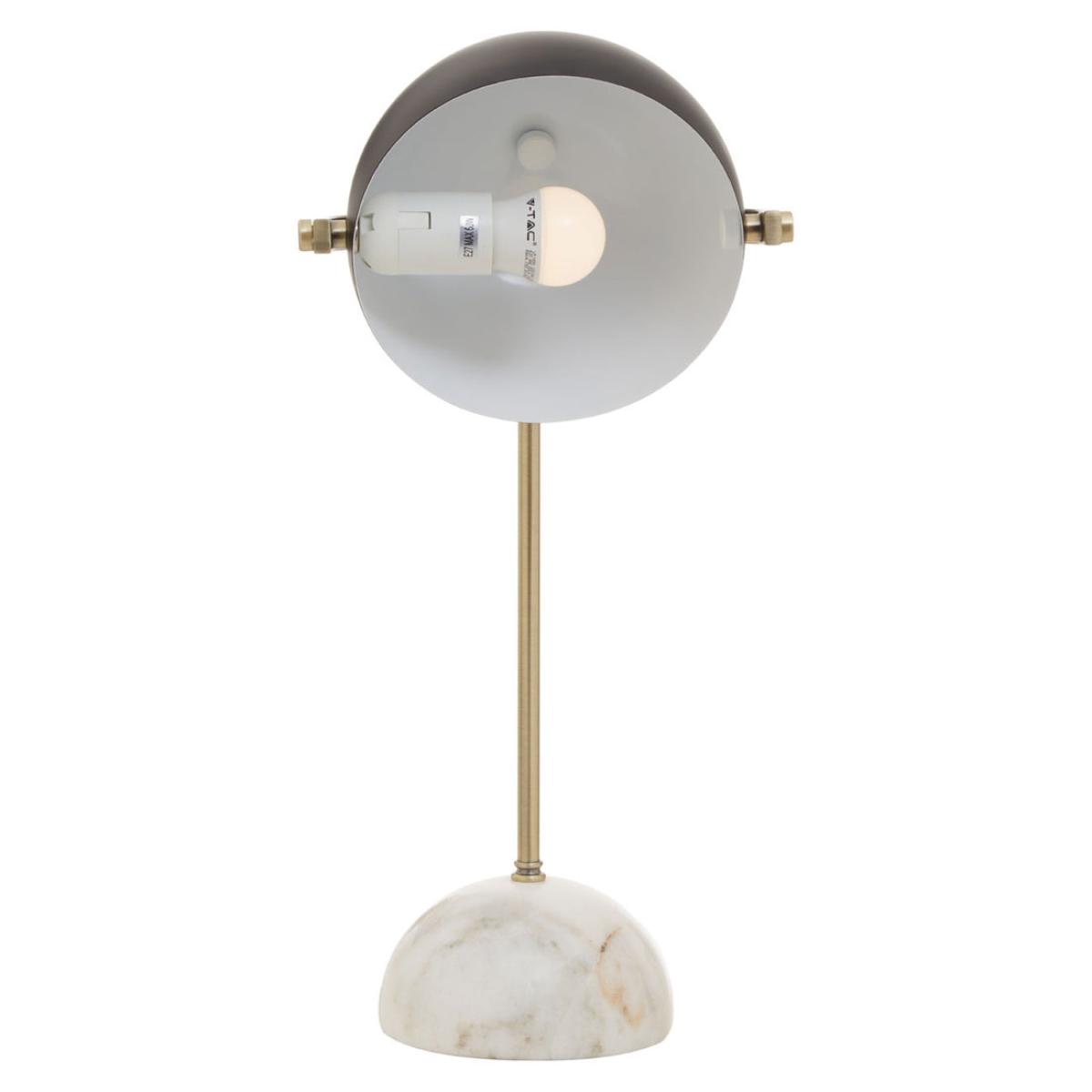 Olivia's Macsen Table Lamp in Black & White – image 3