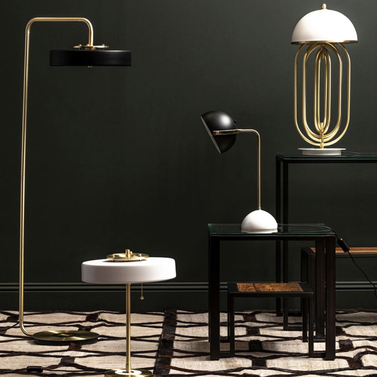 Olivia's Macsen Table Lamp in Black & White – image 4