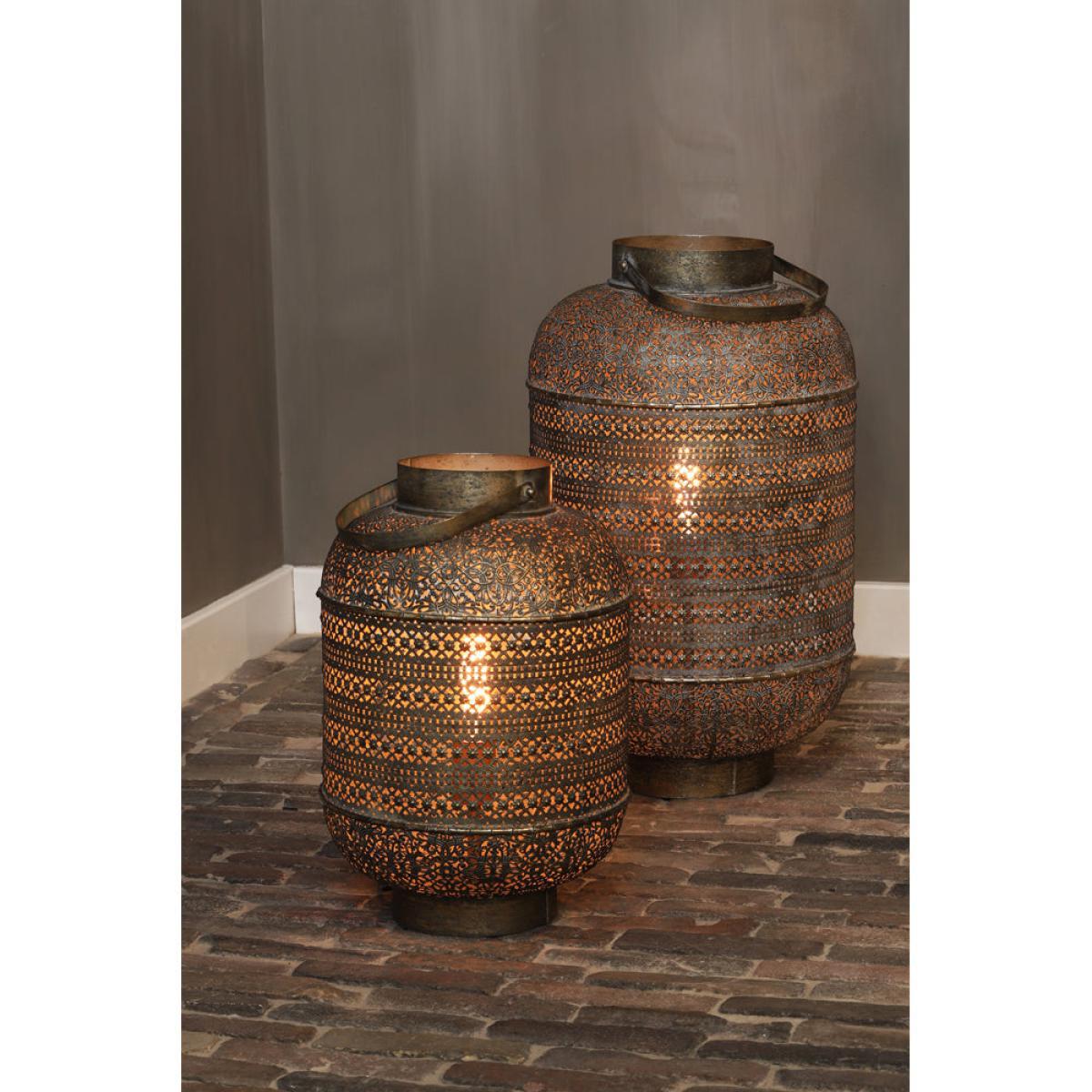 Light & Living Udupi Table Lamp Brown Gold / Large – image 5