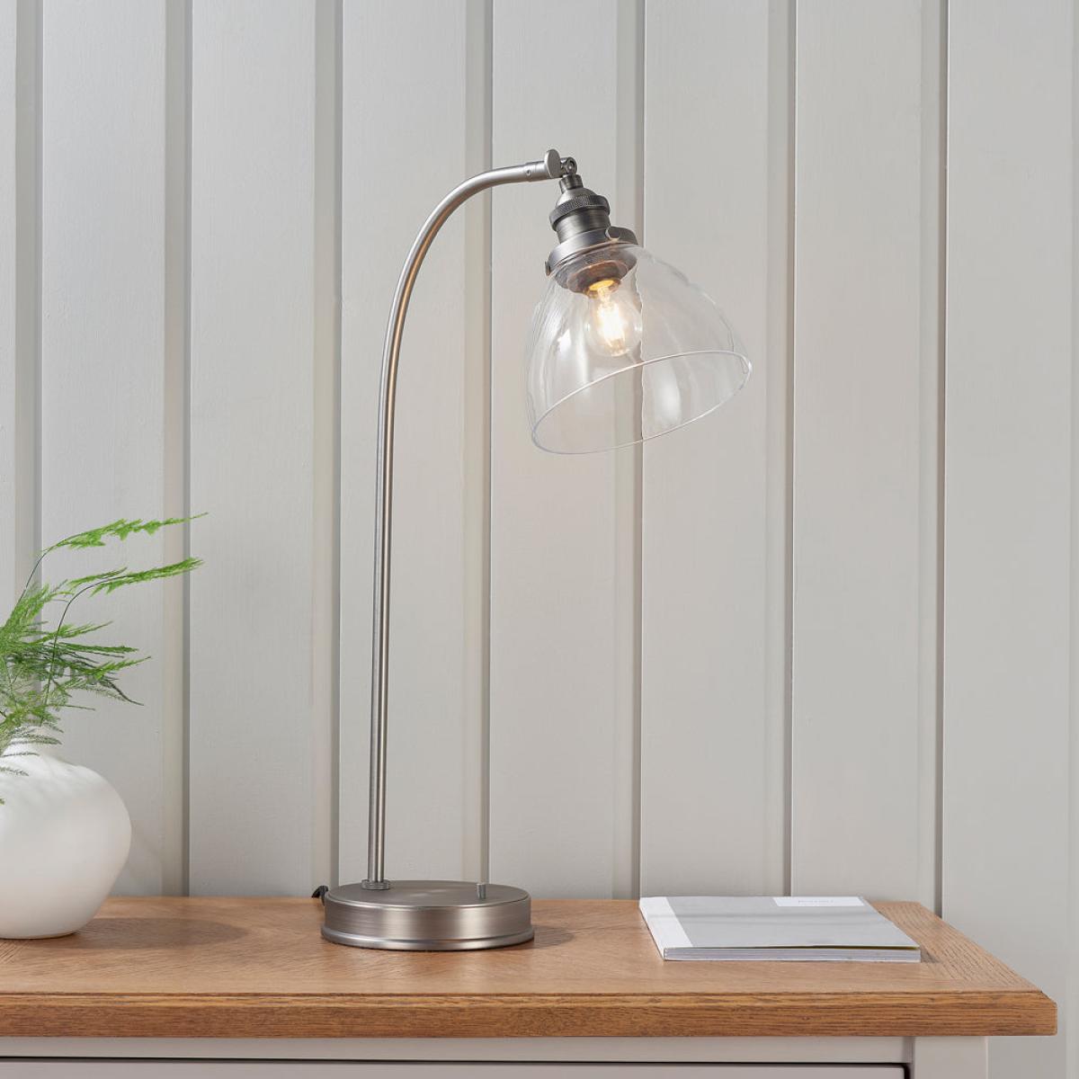 Gallery Interiors Hansen Table in Light Brushed Silver – image 2