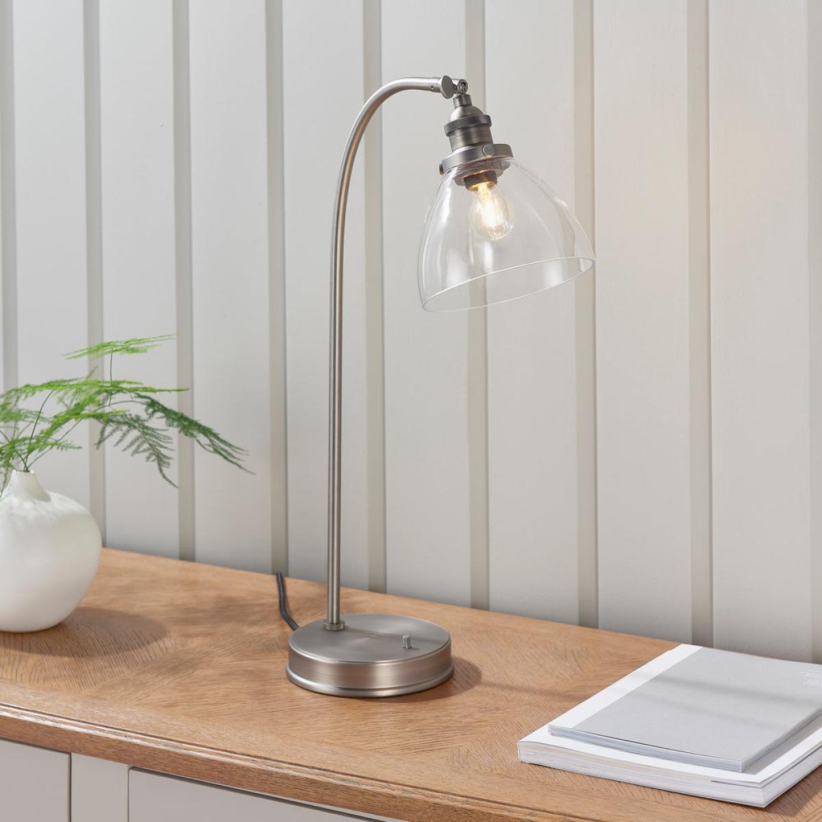 Gallery Interiors Hansen Table in Light Brushed Silver – image 3