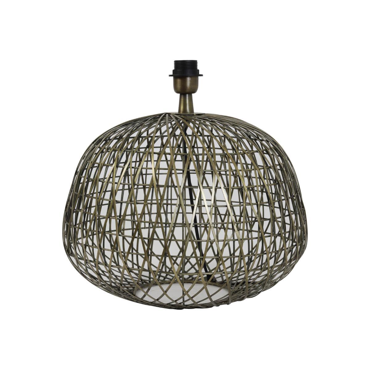 Light & Living Alwina Table Lamp Base Antique Bronze