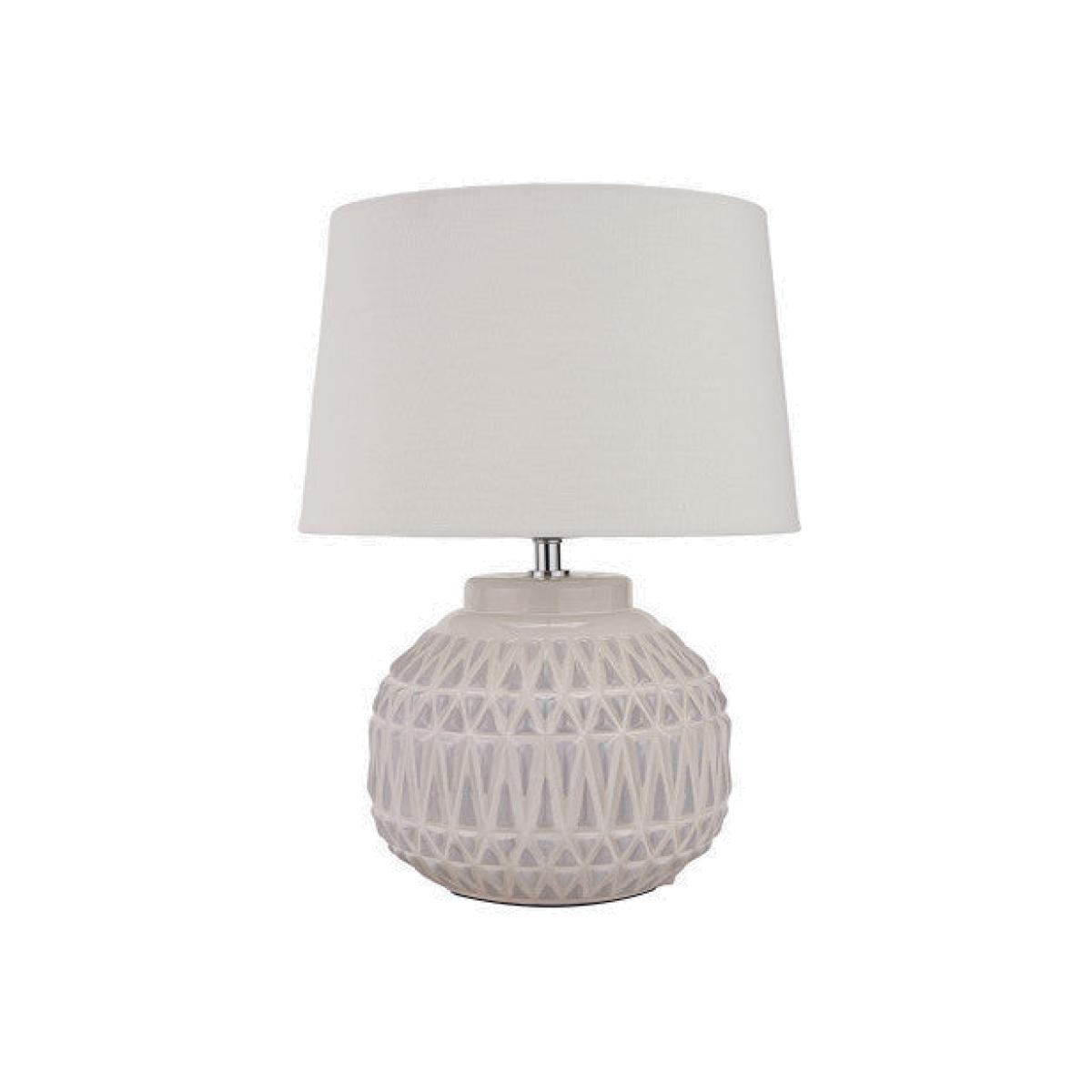 Olivia's Arnia Texture Ceramic Table Lamp in Warm White – image 1
