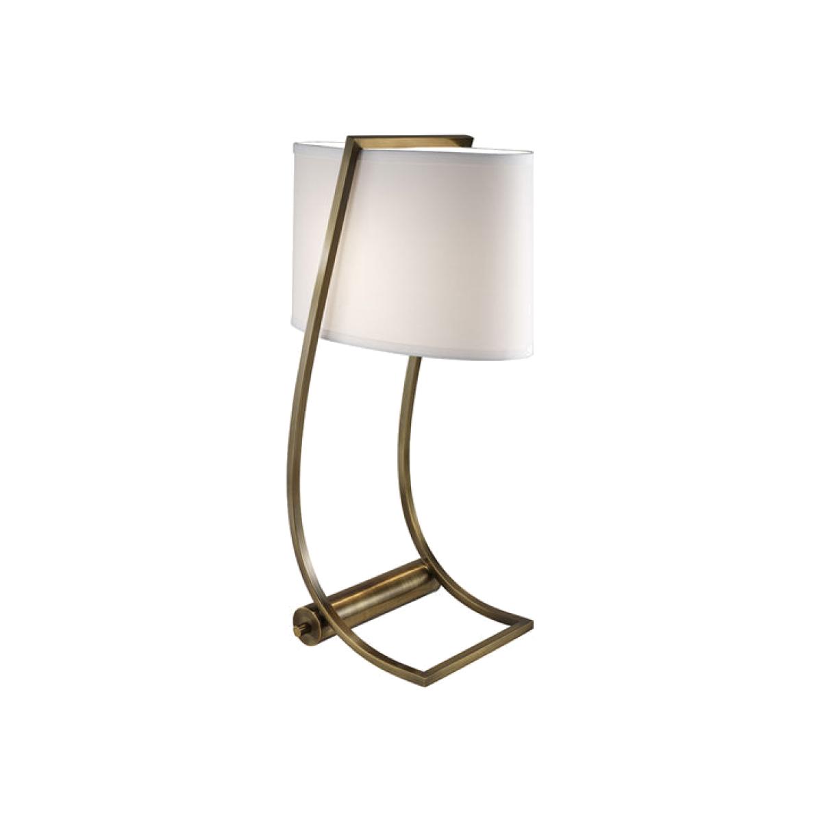 Elstead Lex 1 Light Table Lamp Bali Brass – image 1