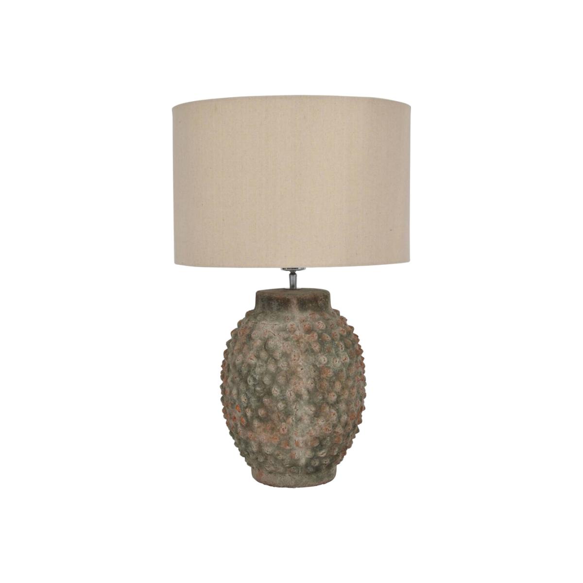 Libra Remus Terracotta Table Lamp With Shade – image 1