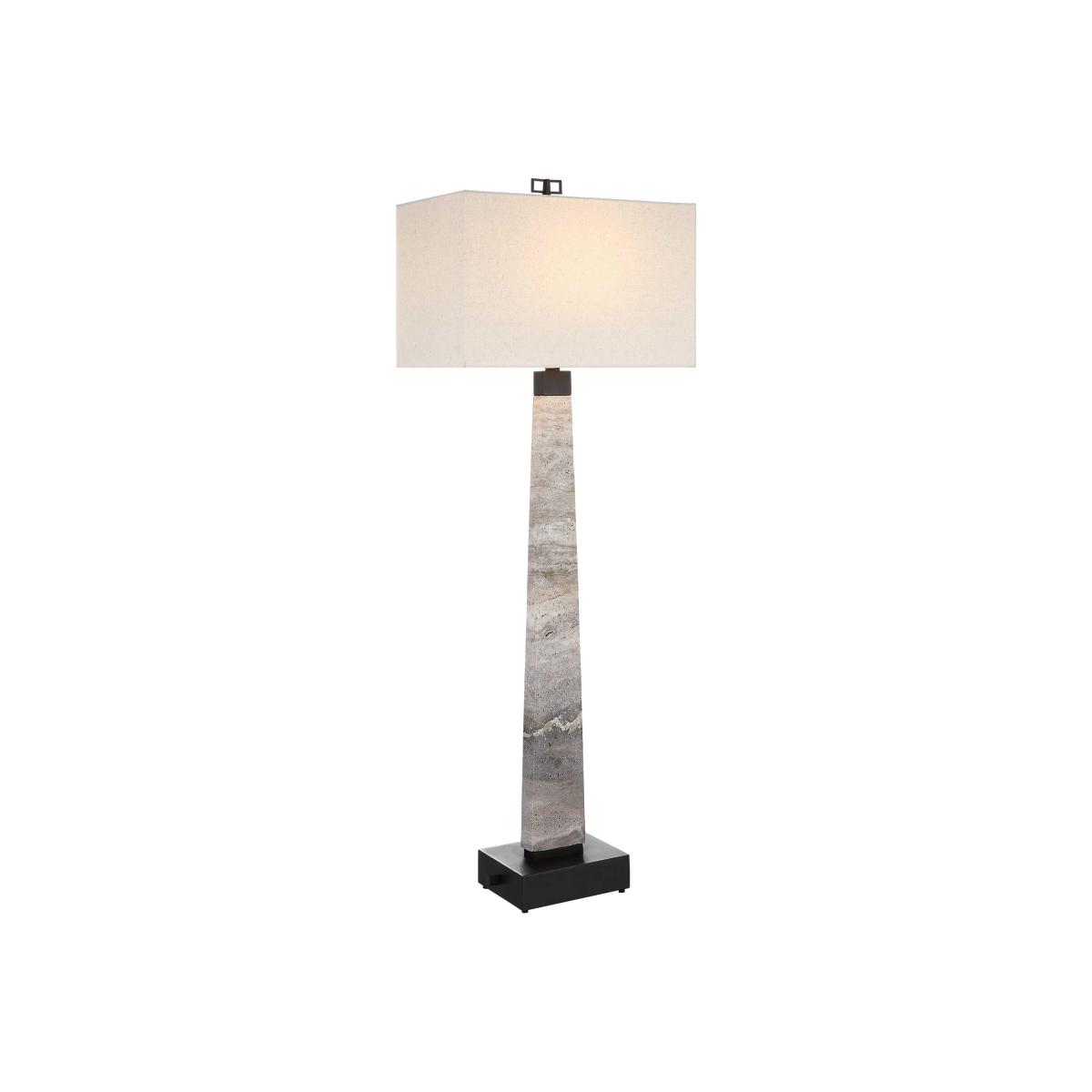 Uttermost Black Label Spire Buffet Lamp - Rustic Gray Stone/Bronze – image 1