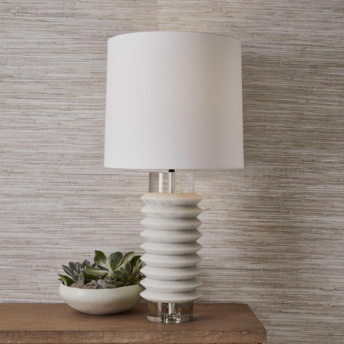 Uttermost Black Label Accordion Table Lamp – image 2