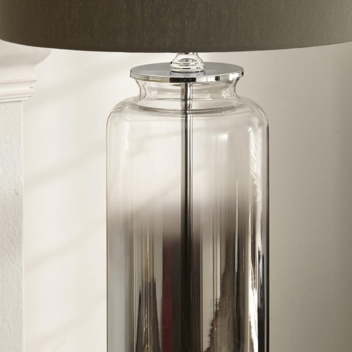 Olvia's Venice Table Lamp in Grey Ombre Glass – image 2