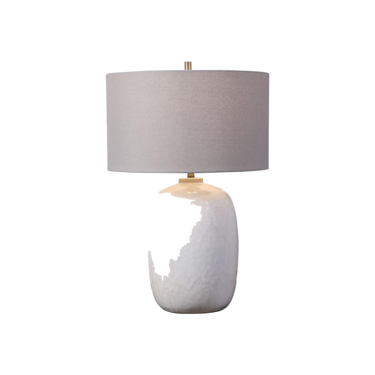 Uttermost Winterscape Glaze Table Lamp in White | Outlet – image 1