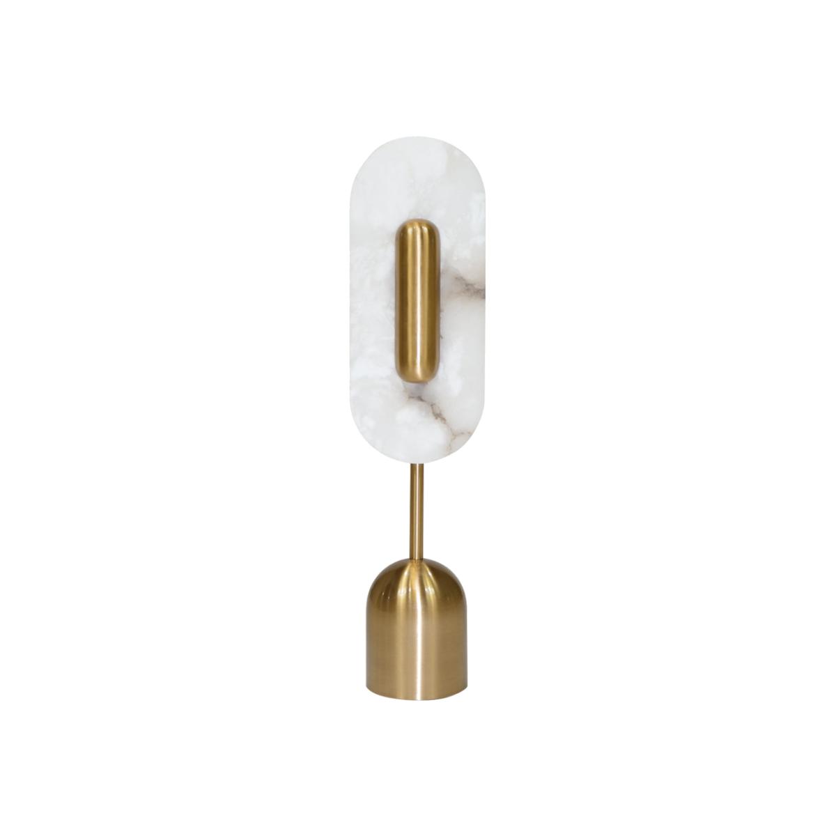 Mindy Brownes Wembley Table Lamp in Gold And White