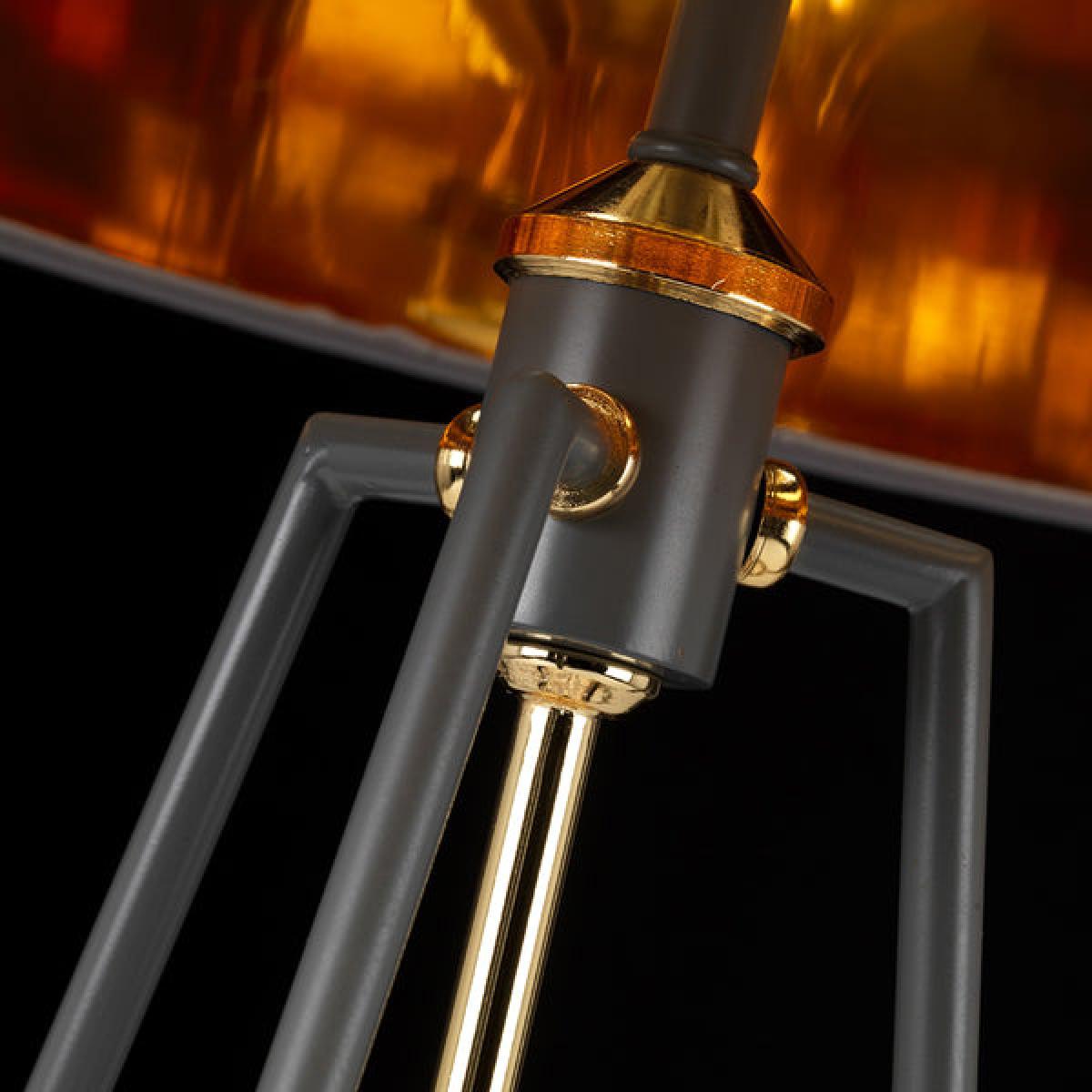 Elstead Ferrara Table Lamp Dark Grey Polished Gold – image 3