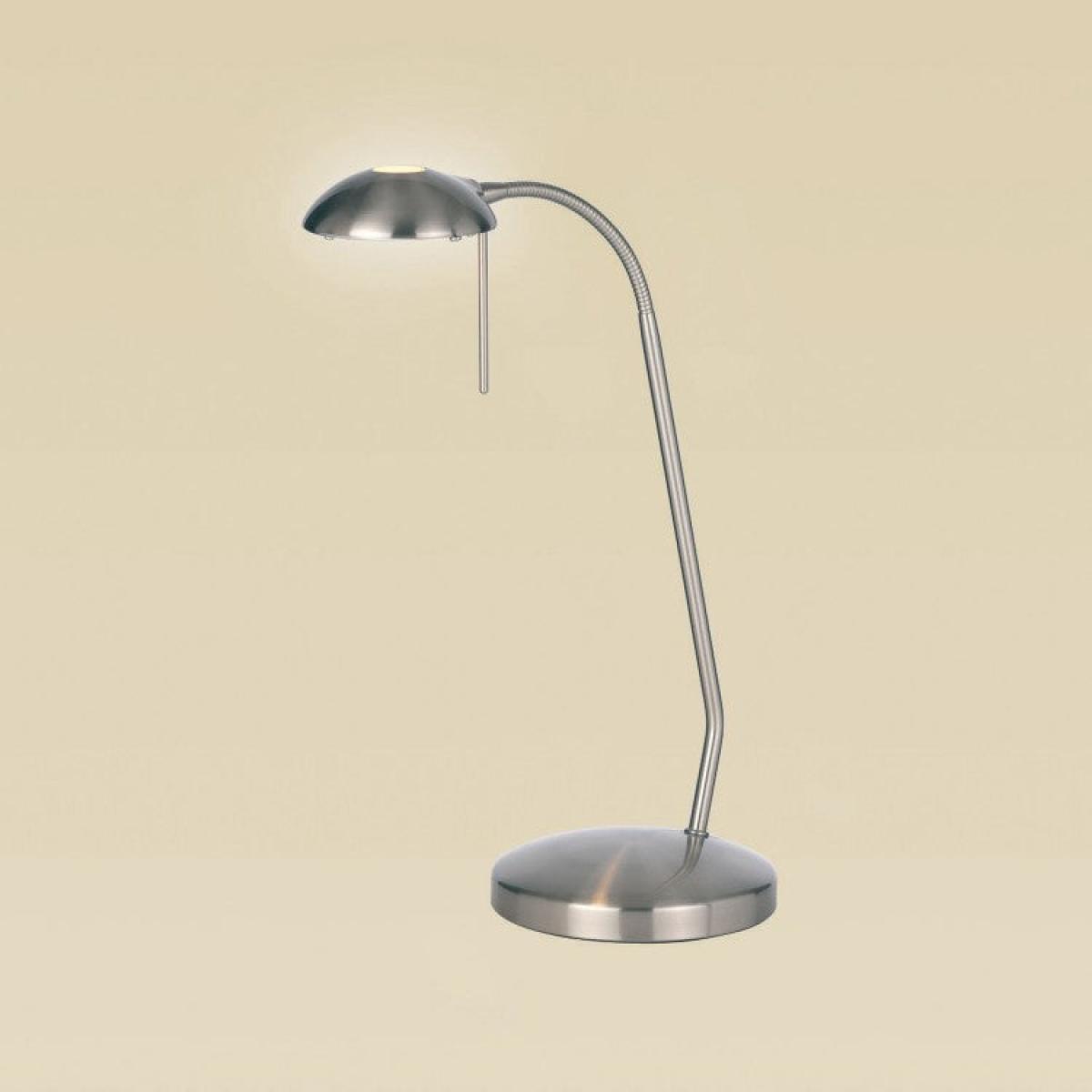 Gallery Direct Hackney Table Lamp Satin Chrome