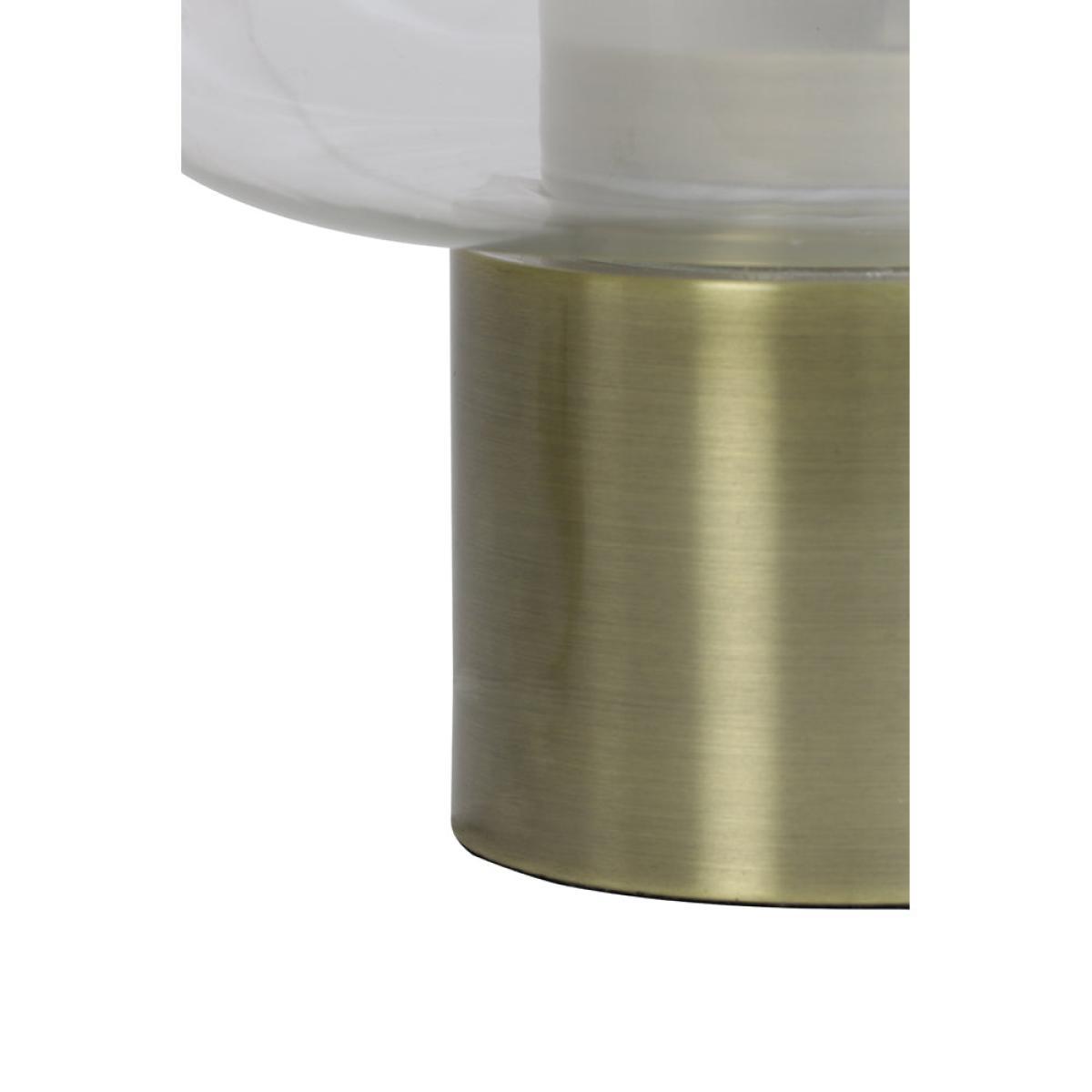 Light & Living Arturan Table Lamp Tall Glass Clear And Bronze – image 2