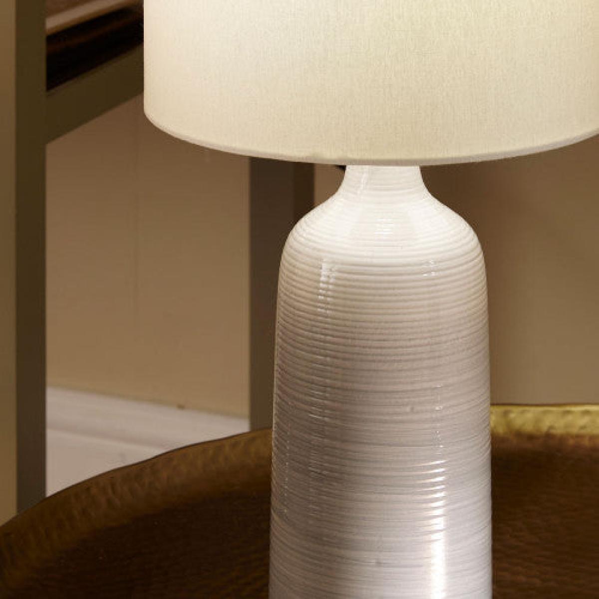 Olivia's Bradey Ombre Ceramic Table Lamp in Blue and Grey – image 3