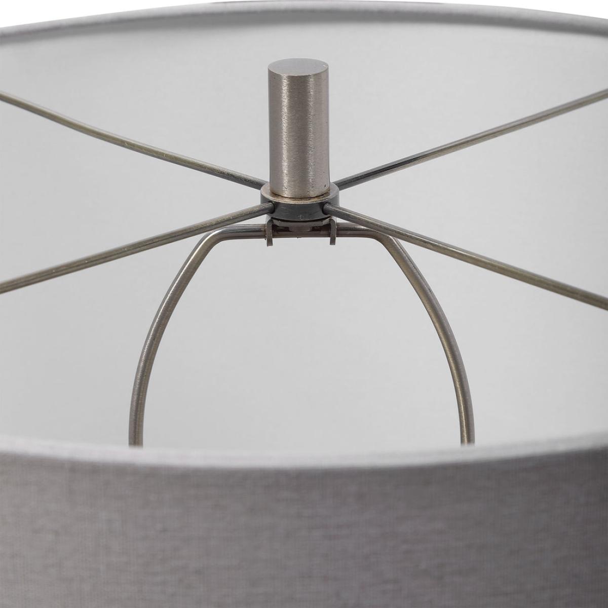 Uttermost Winterscape White Glaze Table Lamp – image 5