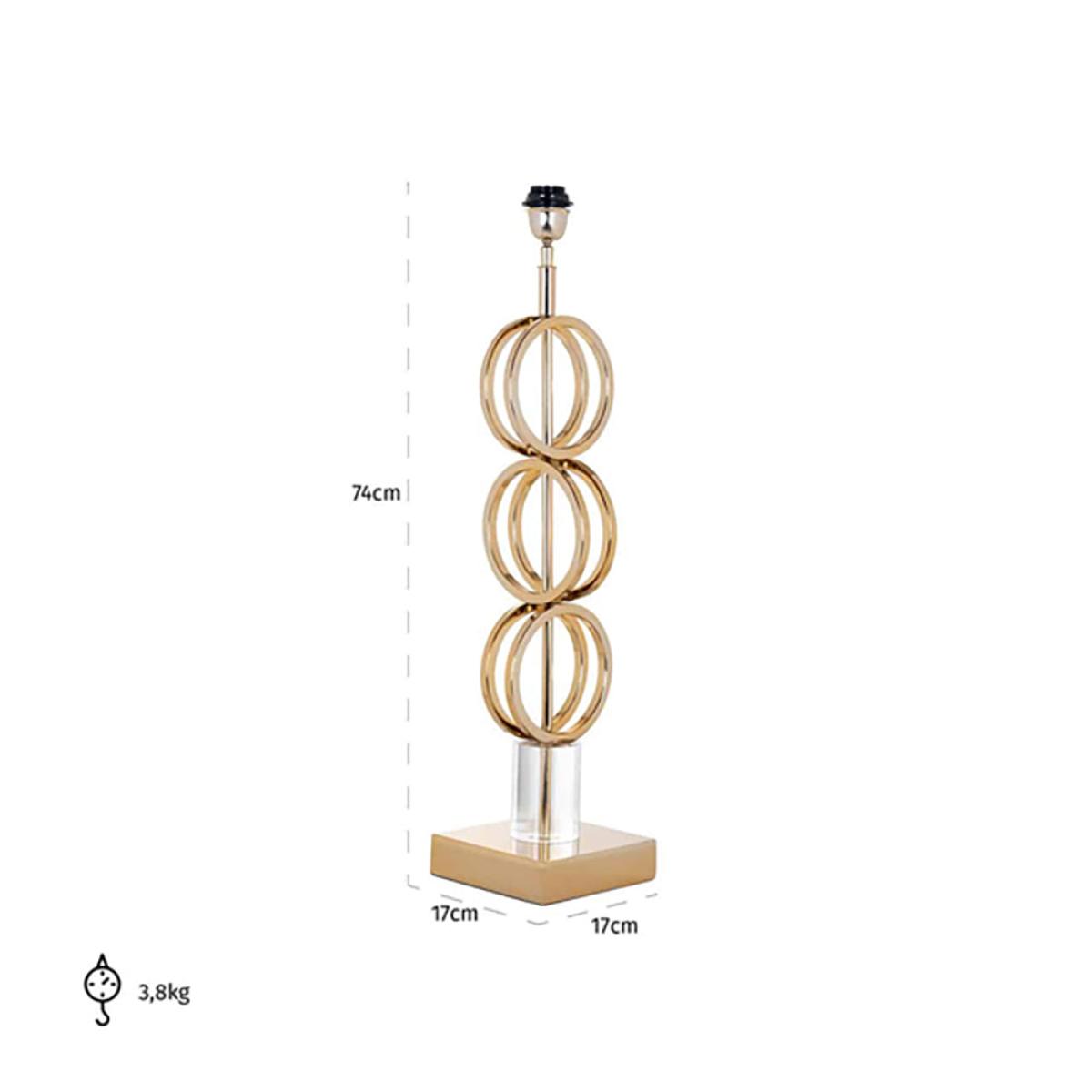 Richmond Kayla Gold Table Lamp – image 2