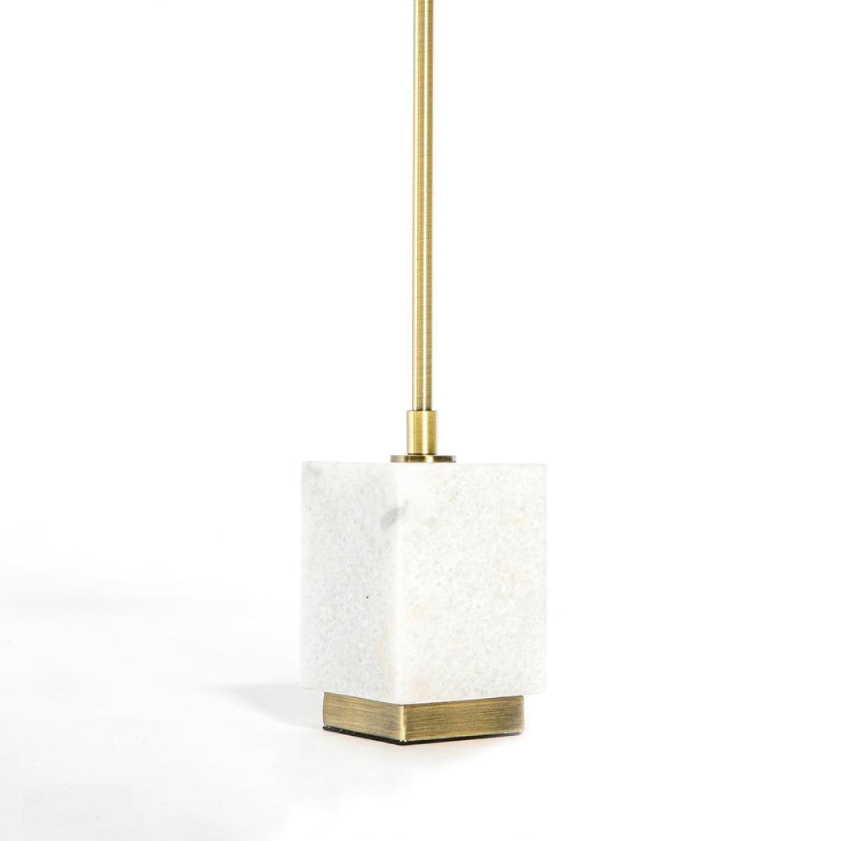 RV Astley Lindau Table Lamp White Marble And Antique Brass – image 4