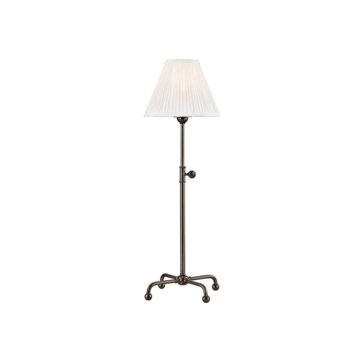 Hudson Valley Lighting Classic No.1 Brass 1 Light Table Lamp