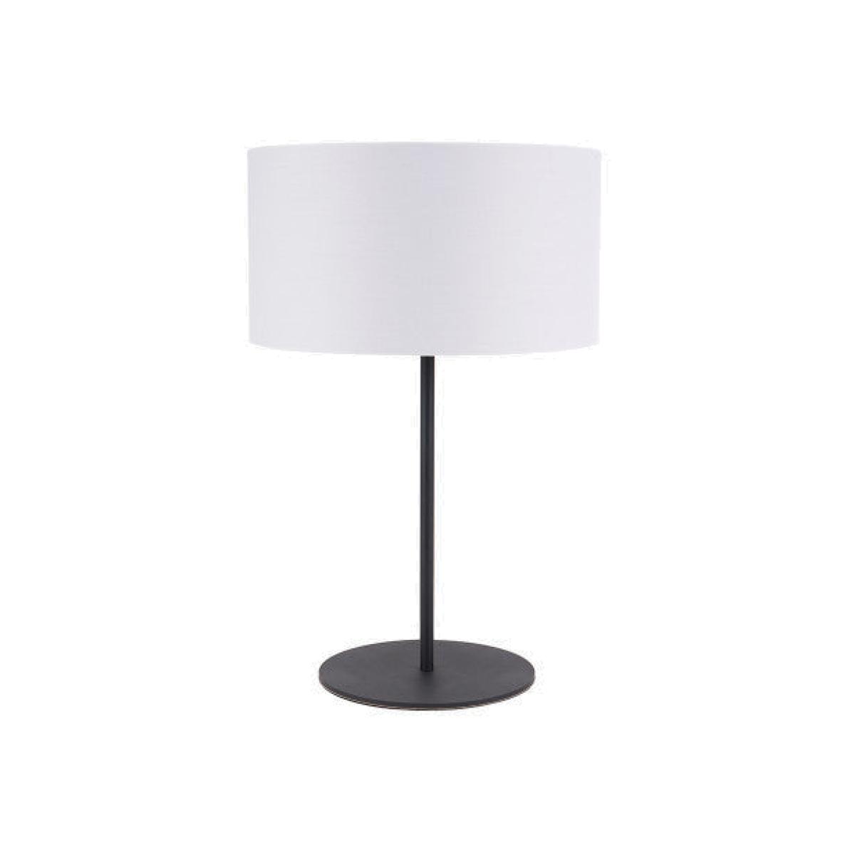 Olivia's Eleni Matt Black & Ivory Table Lamp – image 1