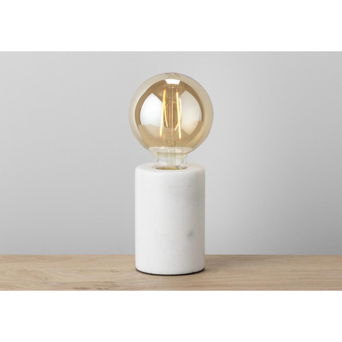 Hazel Retro Table Lamp in Marble – image 1