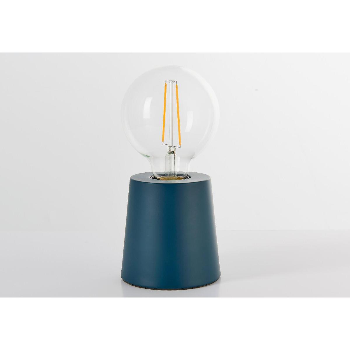 Jace Table Lamp in Matte Ink Blue – image 1