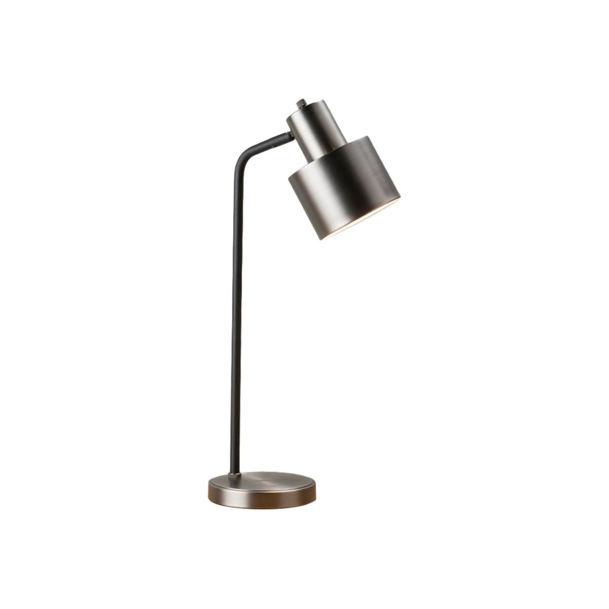 Braxton Metal Table Lamp in Silver