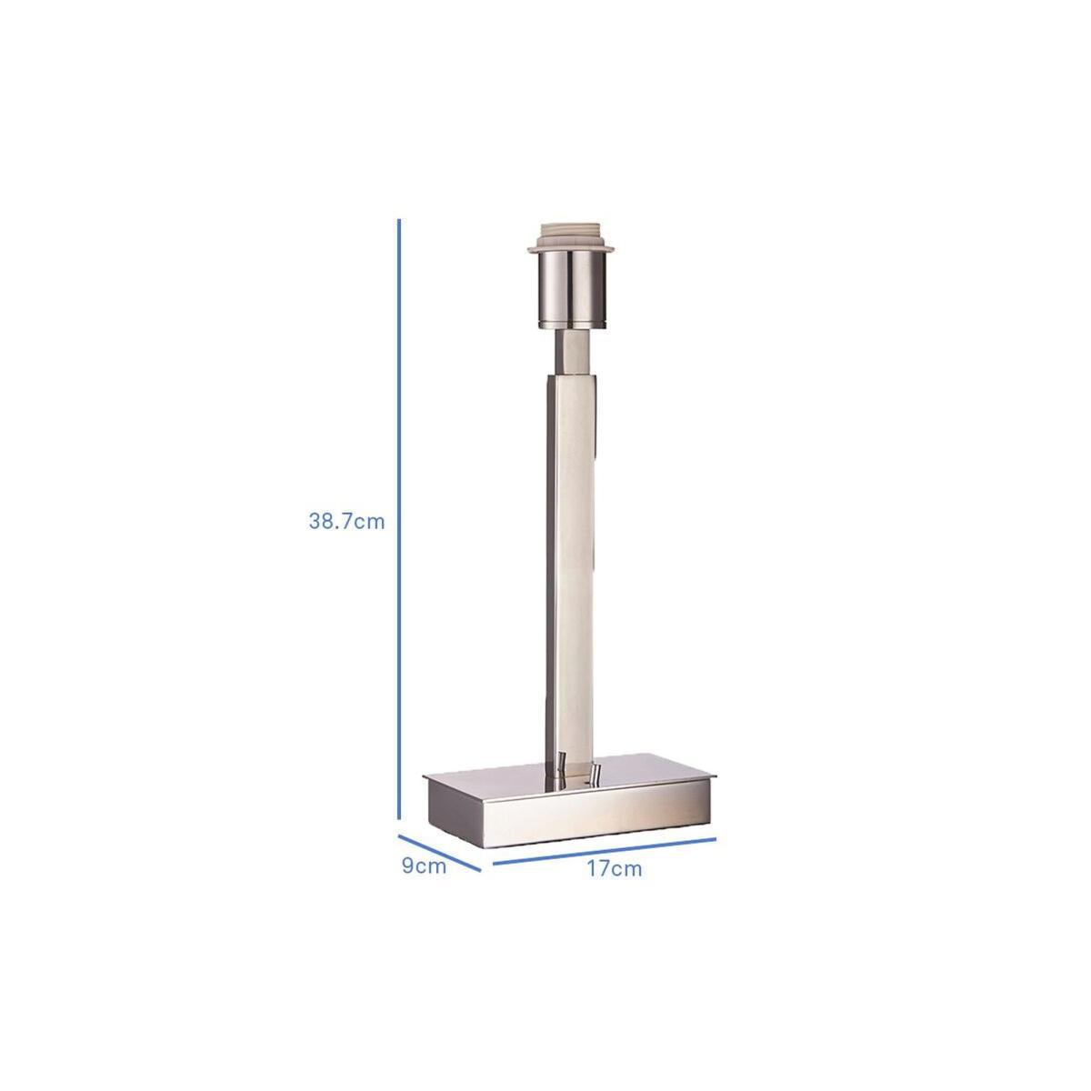 Roma Mix & Match USB Table Lamp in Bright Silver – image 4