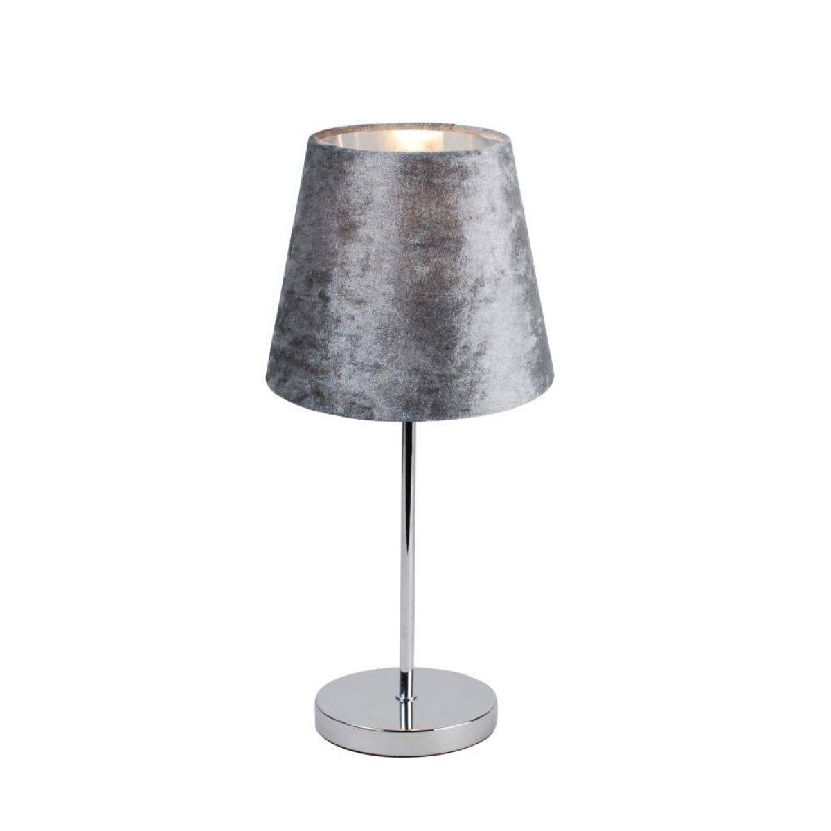Kadri Velour 39cm Table Lamp Grey – image 2