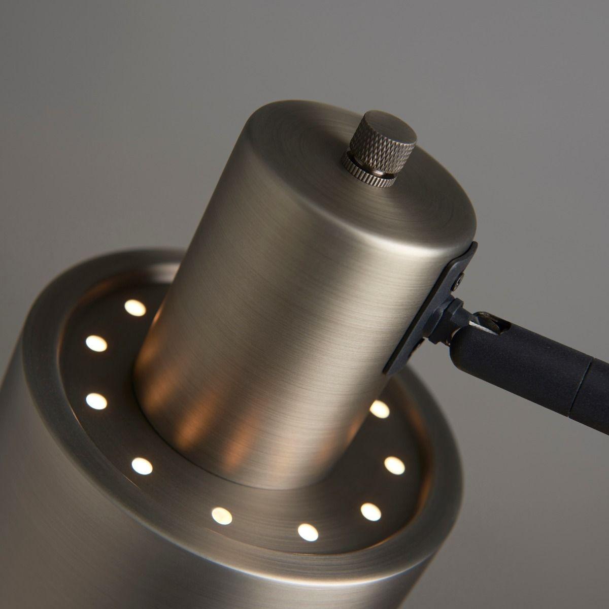 Mayfield Brushed Silver & Black Table Lamp – image 4
