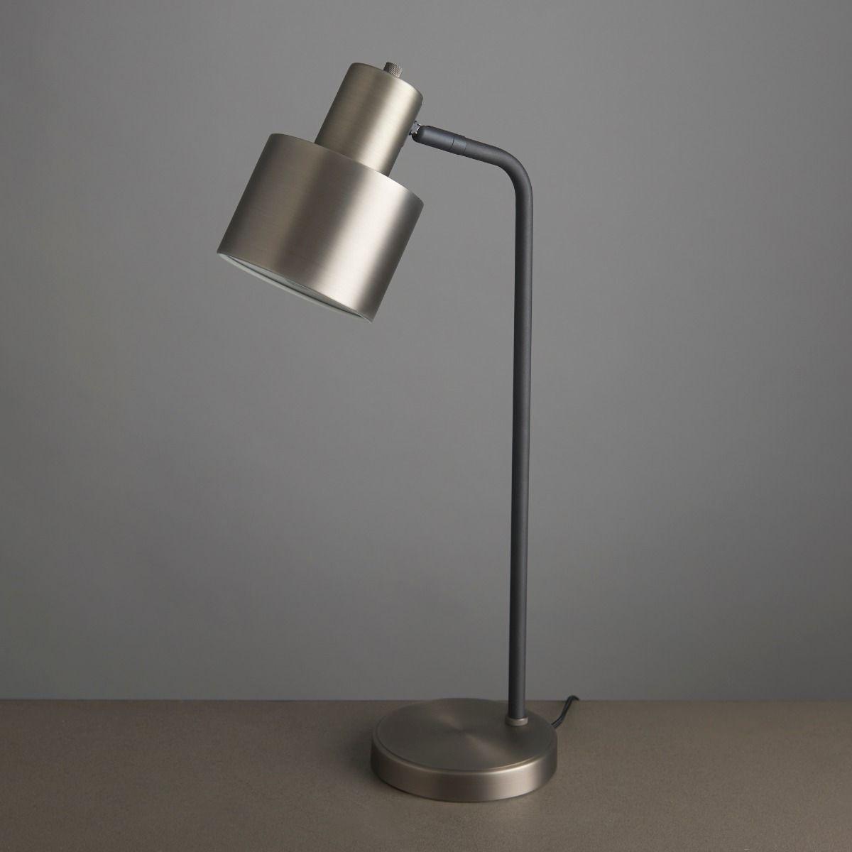 Mayfield Brushed Silver & Black Table Lamp – image 5