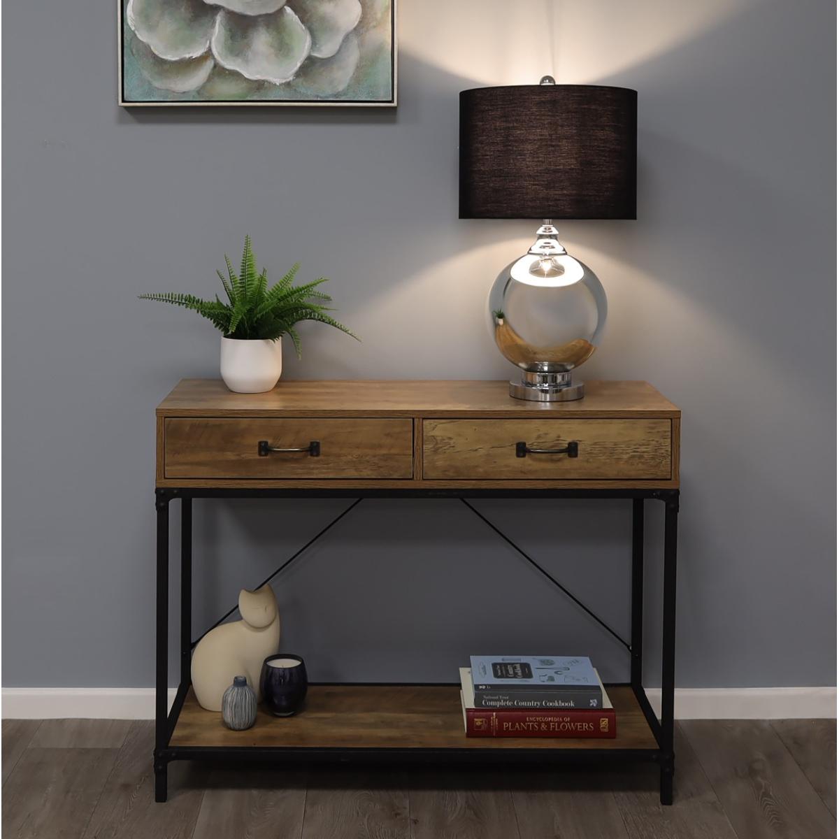 SOFIE POLISHED CHROME TABLE LAMP – image 2