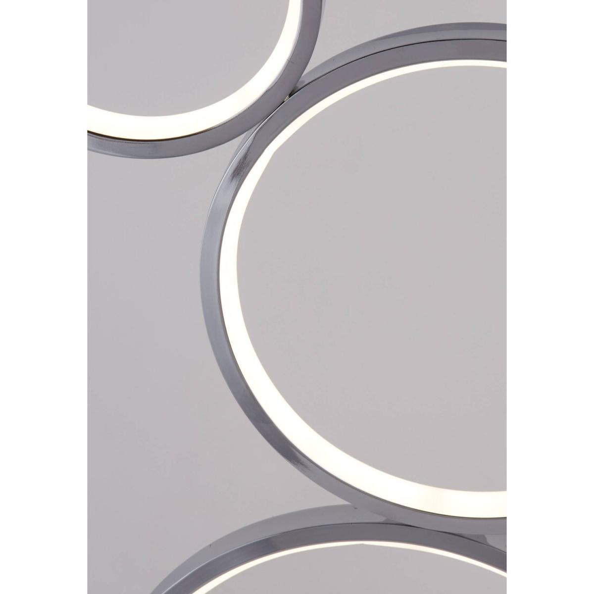 Nisha Cool White LED Polished Chrome Table Lamp – image 3