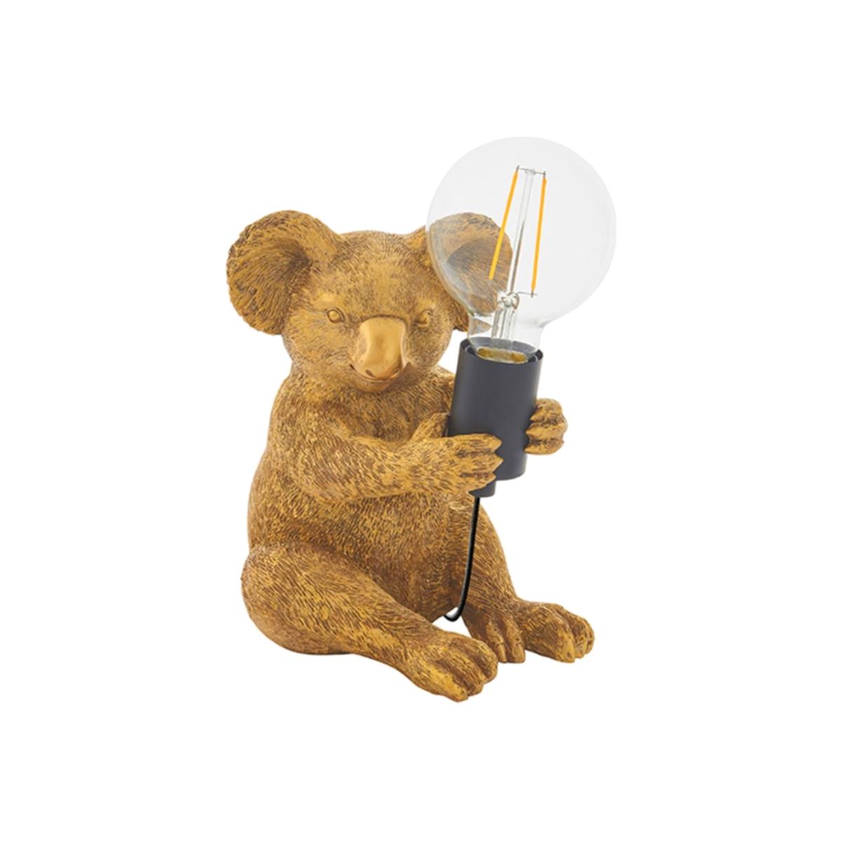Wiggles Vintage Gold Table Lamp – image 1
