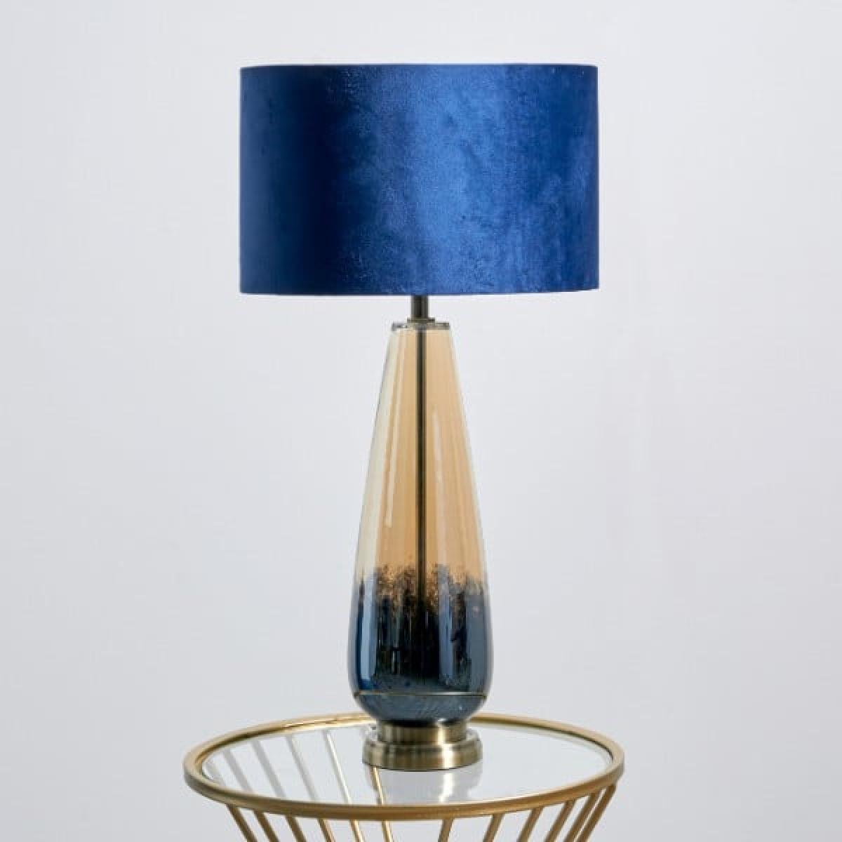 Elena Metallic Blue Table Lamp – image 2