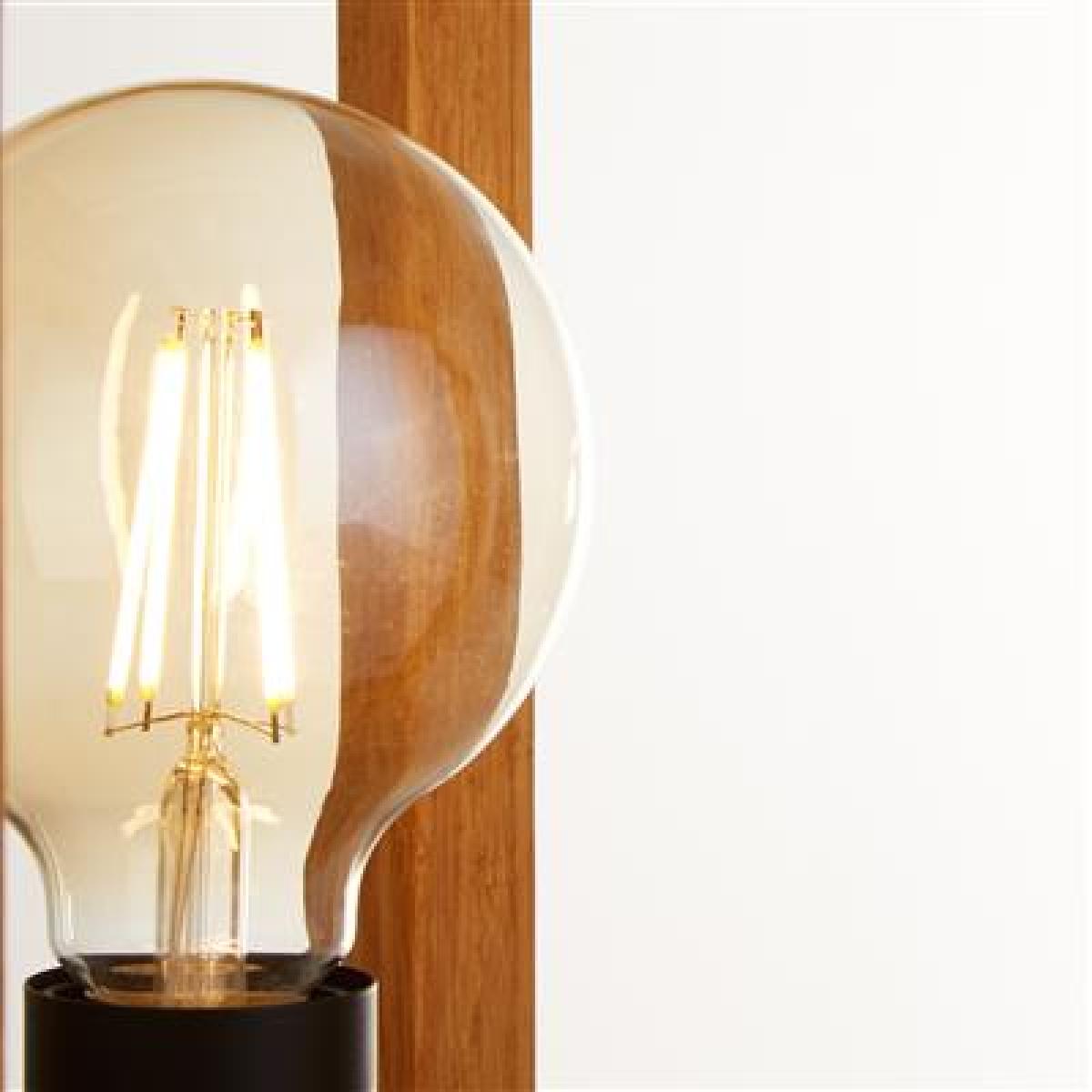 Square Wooden Table Lamp – image 3