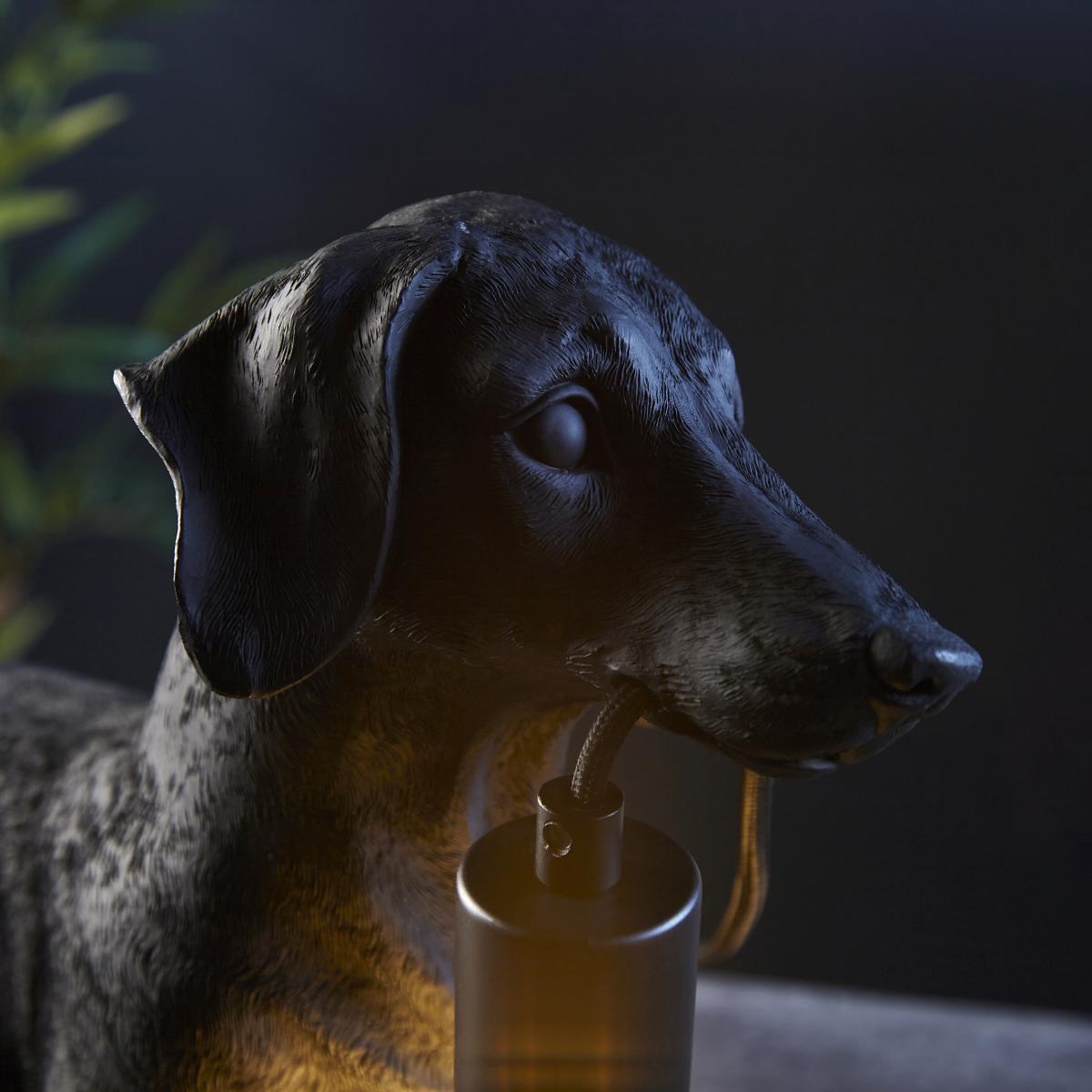 Wally Black Dog Table Lamp – image 6