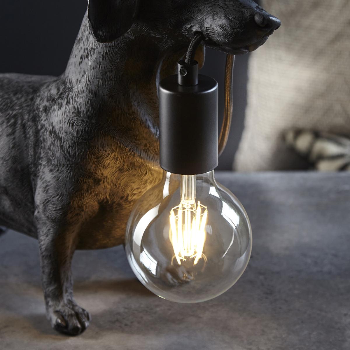 Wally Black Dog Table Lamp – image 7