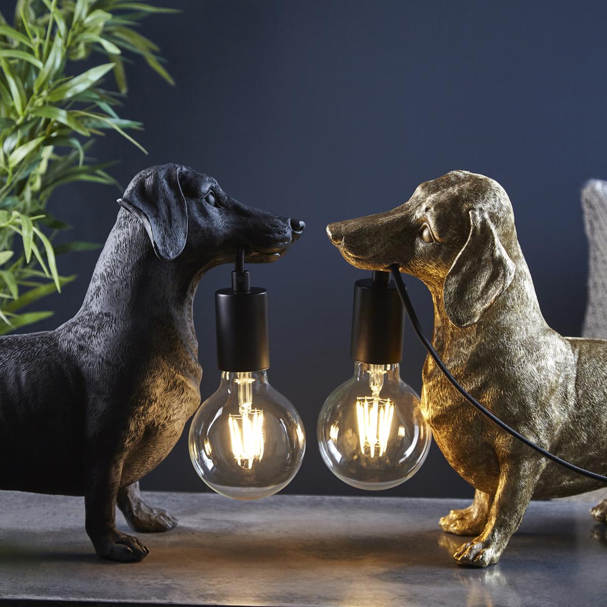 Wally Black Dog Table Lamp – image 9