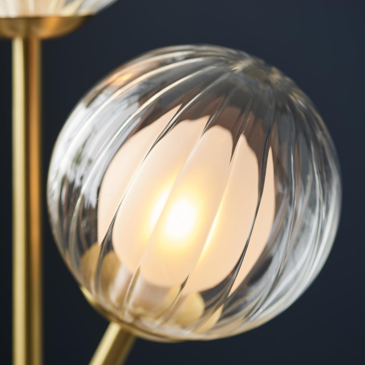 Udo 2 Light Satin Brass Table Lamp – image 5