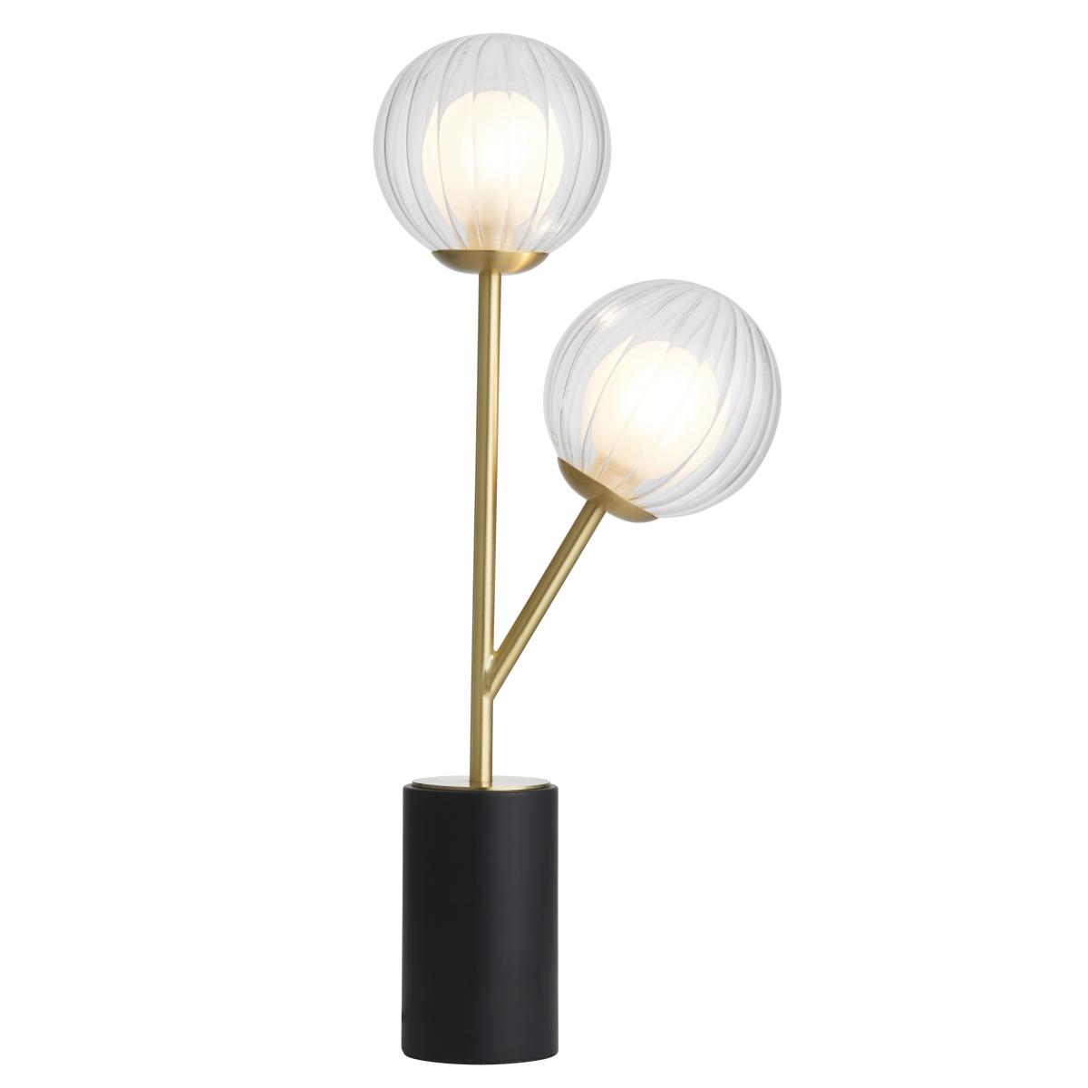 Udo 2 Light Satin Brass Table Lamp – image 8