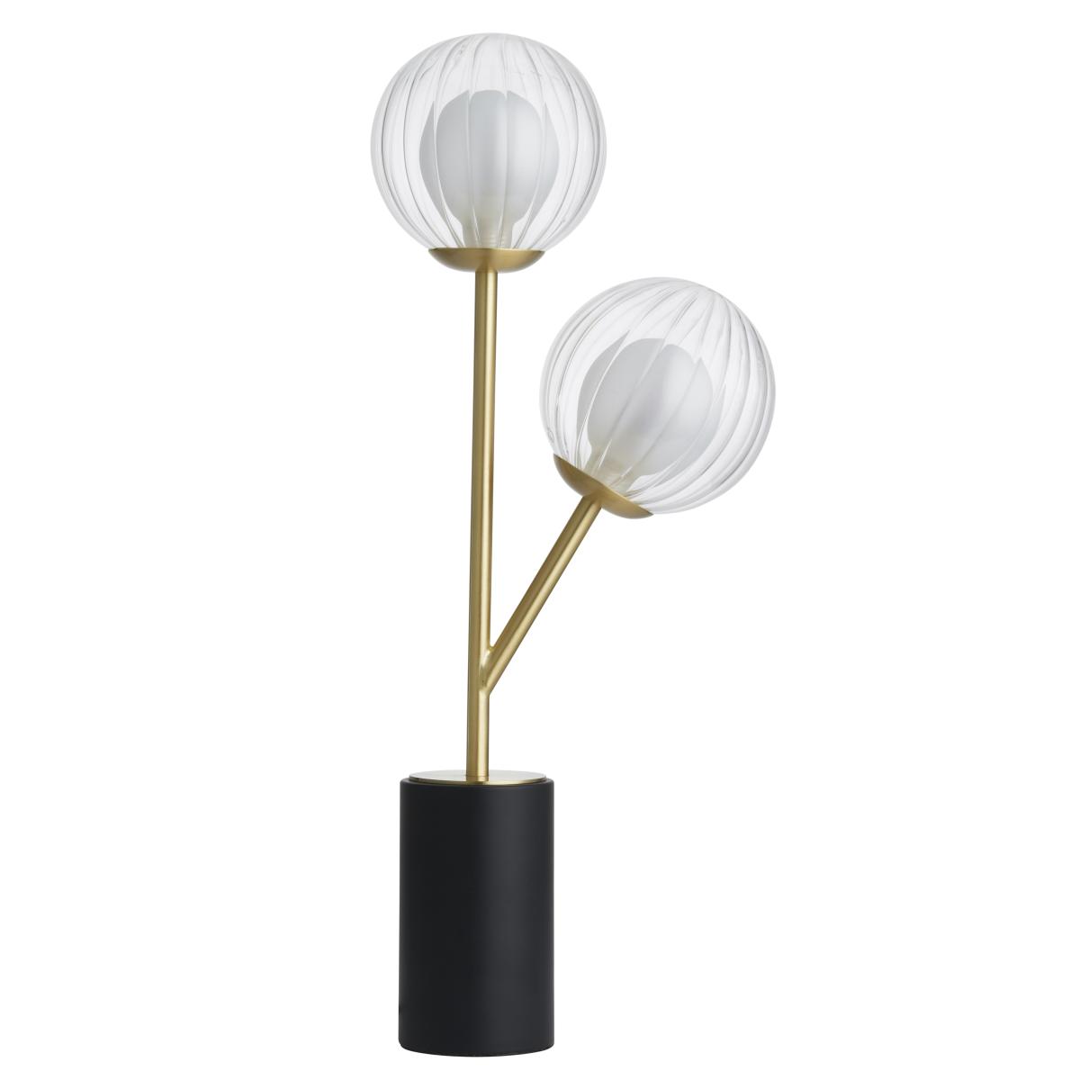 Udo 2 Light Satin Brass Table Lamp – image 9
